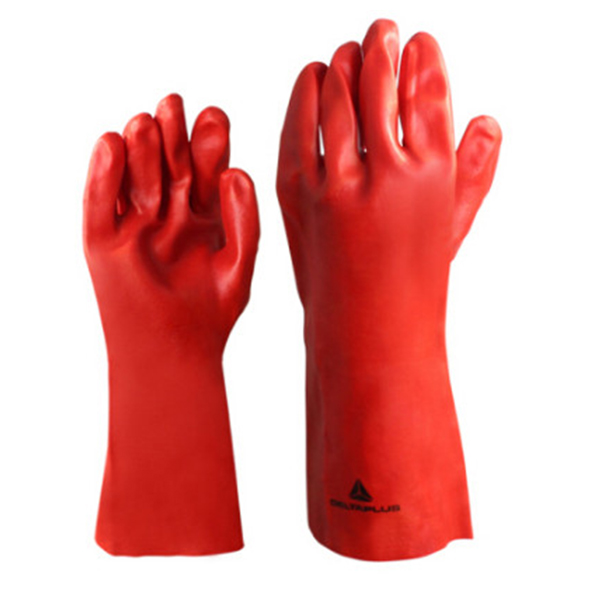 代尔塔DELTA 35厘米PVC防微生物加强硫化手套