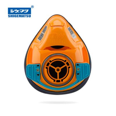 日本重松SHIGEMATSU 日本进口单罐防尘面具防毒面具TW01SC 橘色 M号 电焊甲醛防护 不含滤盒4959382119410