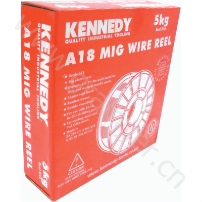 KENNEDY MIG镀铜焊丝盘(气保焊用),丝径1.0mm-5KG KEN8872000K