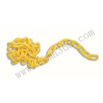 安赛瑞SAFEWARE 塑料隔离链条 高强度塑料材质 黄色 50mm*30m 14112