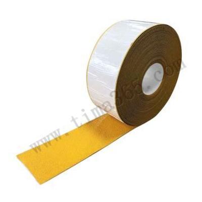 安赛瑞SAFEWARE 重载型反光划线胶带 1mm厚塑胶材质 50mm*20m 黄色 12372
