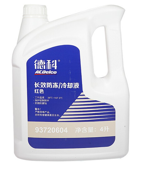 德科ACDELCO -35℃ 防冻液 红色 4L/瓶 (单位：瓶)