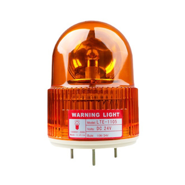 九正JIUZHENG LTE-1105 DC24 LED旋转报警灯 黄色 (单位：个)