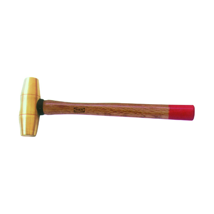 克恩达KENTA KT8-725-328 2  1B 黄铜木柄圆鼓锤 (单位：把)