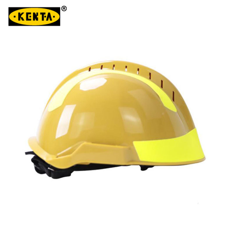 克恩达KENTA 19-119-507 ABS 消防黄色救援头盔、支架 (单位：件)
