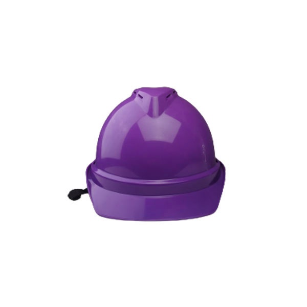 河北海华 <strong style='color:red'>A8</strong>型 侧向刚性 透气电力工程帽 安全帽 紫色 ABS (单位:个)