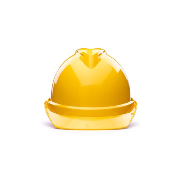 河北海华 <strong style='color:red'>A8</strong>型 侧向刚性 透气电力工程帽 安全帽 黄色 ABS (单位:个)