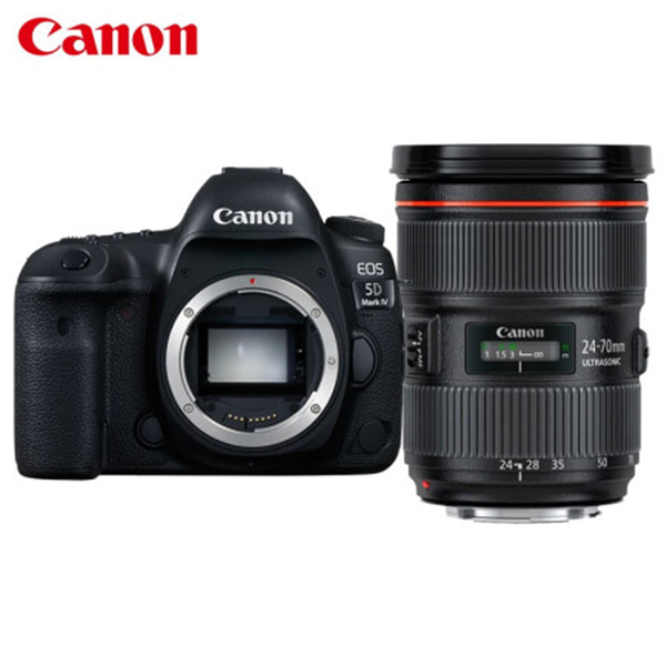 佳能Canon EOS 5D Mark IV 5D4 EF 24-70mm f/2.8L II USM 单反镜头 单反相机     (单位：台)