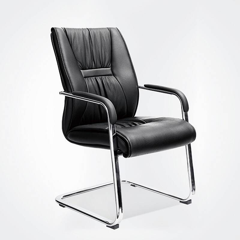圣斯顿 * 圣斯顿CH－010C皮质会议椅弓形椅黑色(个) (单位：个)