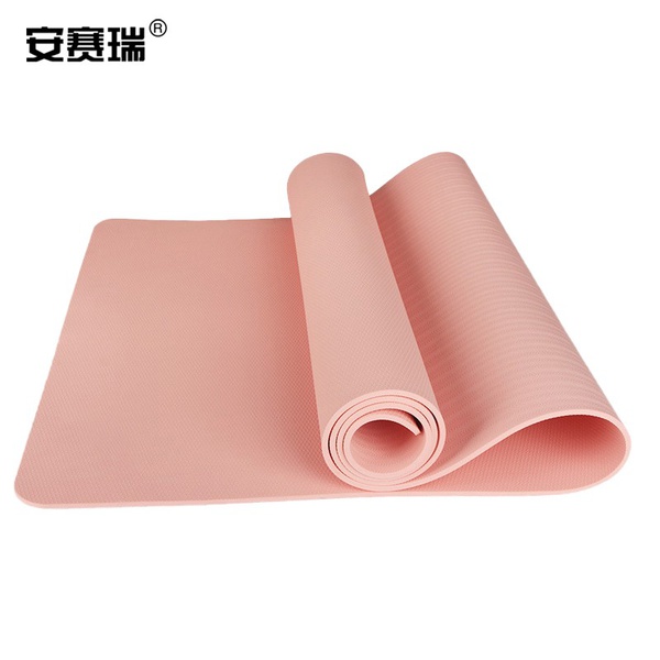 上海安赛瑞 710805 183*61*0.6cm 防滑健身瑜伽垫 粉色 TPE (单位:片)