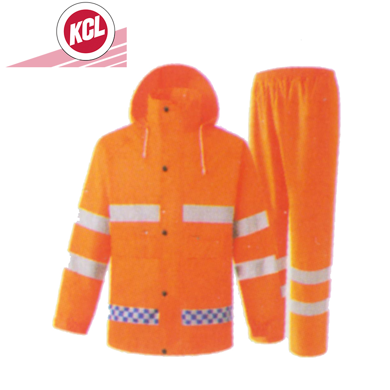 可兹尔KCL SL16-100-297 L码 高亮达标反光条+小方格印刷反光条 雨衣 (单位：件)