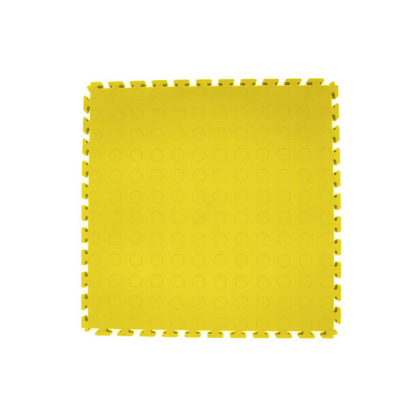 上海安赛瑞 27006 防滑  503*503*4.5mm 塑料拼接地垫 黄色 PVC (单位:块)
