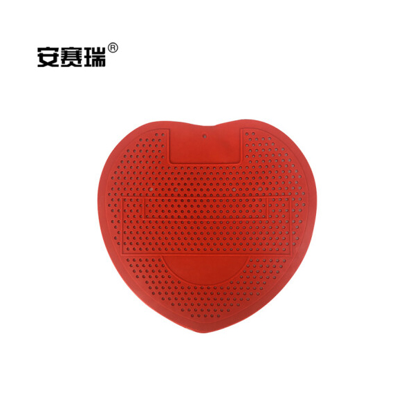 上海安赛瑞 19.5*18.5cm 10片/包 小便池尿斗香片 红色 塑胶+活性炭+生化酶+香精 24446 10片/包 (单位:包)