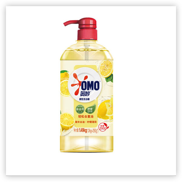 奥妙OMO 1.49kg/瓶 柠檬去油洗洁精 (单位：瓶)