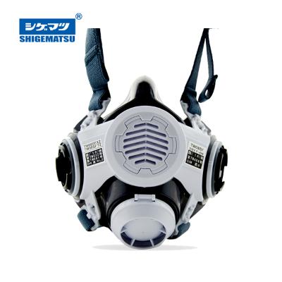 日本重松SHIGEMATSU 双罐防尘防毒面具