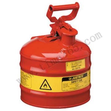 杰斯瑞特JUSTRITE Ⅰ型钢制安全罐-红色（悬摆扳柄），5加仑/19升，7150100Z