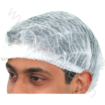 SITESAFE 一次性塑料蘑菇帽(白色，100只/包)