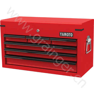 YAMOTO 6抽屉卧式式工具柜(红色, 26")