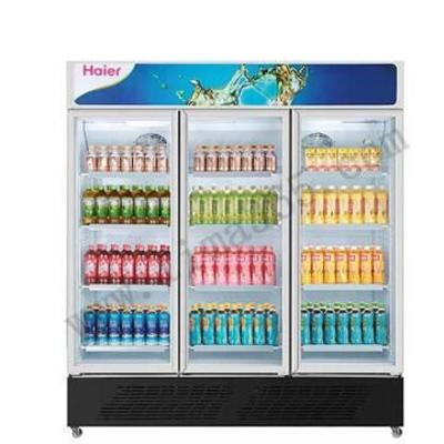 青岛海尔 三门立式商用保鲜冷藏柜饮料玻璃展示柜