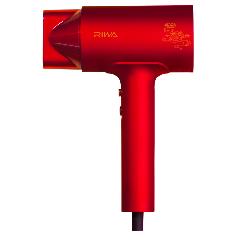 雷瓦 RC-7811 65*122*172mm 1600W大功率千万级负离子护发电吹风 红色 (单位：台)