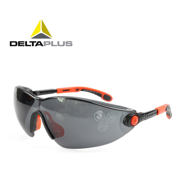 代尔塔DELTA 101120 防风沙刮擦冲击 新老包装随机发货 时尚型整片式防护眼镜 黑色 (单位：副)