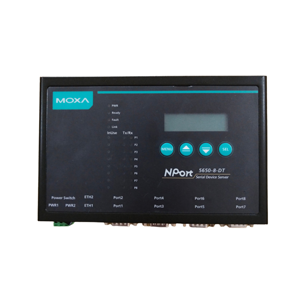 MOXA NPORT 5650-8-DT 串口服务器 (单位：个)