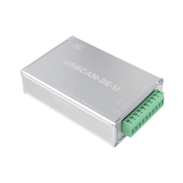 周立功ZLG USBCAN-2E-U 含USB转CAN接口 1条通讯电缆 CAN盒 (单位：套)