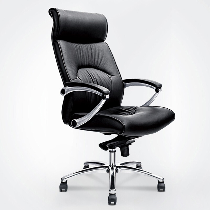 京鑫辉 京鑫辉 XH-CH-ER035D 经理椅(牛皮) 645W*680D*1145-1210H 黑色（个）