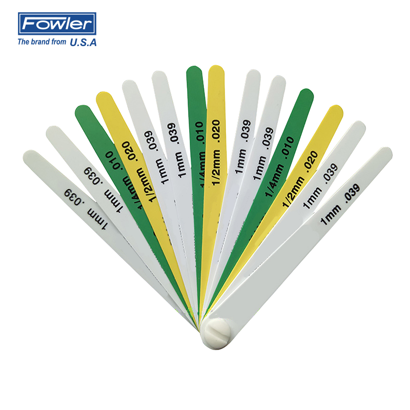 福勒FOWLER 54-404-148 1/4-1mm 14片塑料面差尺 (单位：套)
