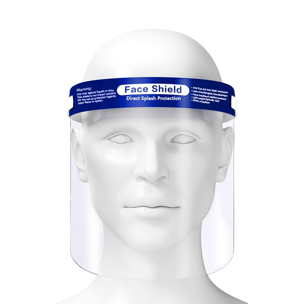 海氏海诺 全面罩 艾暖 头戴式 均码 防飞溅 10个/包 300个/箱 隔离面罩 塑料 10个/包 300个/箱 (单位:个)