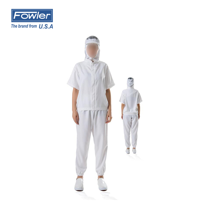 福勒FOWLER 99-3030-215 4XL 白色食品中领分体服 (单位：套)