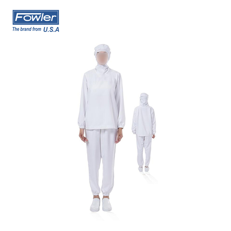 福勒FOWLER 99-3030-226 XL 白色食品连帽分体服 (单位：套)