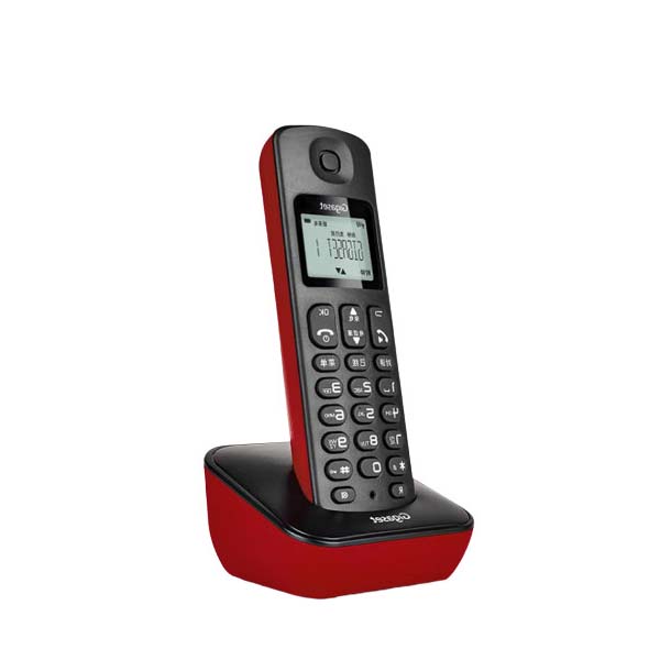 集怡嘉Gigaset A191 单无绳 数字型 无绳电话终端(无绳电话机) 魔力红 (单位：个)