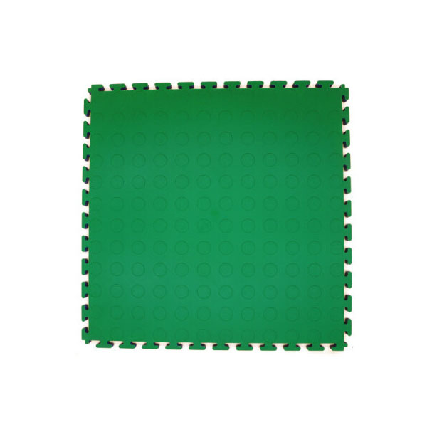 上海安赛瑞 27007 防滑 503*503*4.5mm 塑料拼接地垫 绿色 PVC (单位:块)